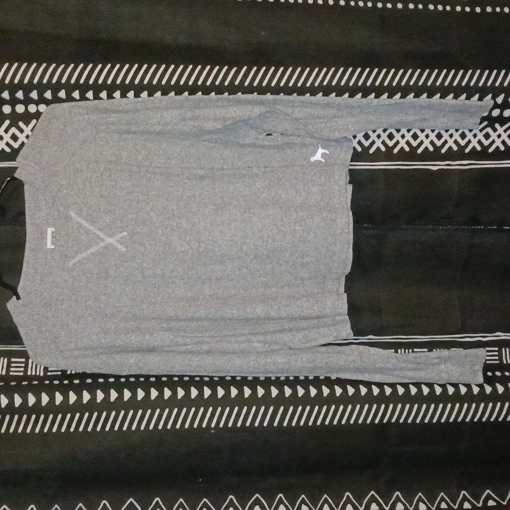 Victoria's Secret PINK grey long sleeved shirt
